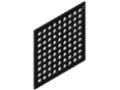 Lochblech Al 3mm, schwarz