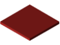 Plastic 10mm, red, similar to RAL 3000