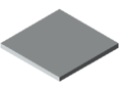 Plastic 10mm, grey, similar to RAL 7035