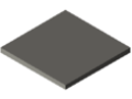 Plastic 10mm, grey, similar to RAL 7030