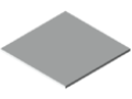 Plastic 4mm, white similar to RAL 9016