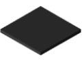 Plastic 10mm, black, similar to RAL 9017