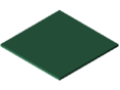 Plastic 4mm, green, similar to RAL 6000