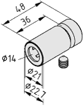 Ball-Bearing Guide Bush Unit 8 D14