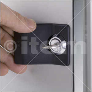 Locking System 8, Double-Beard Lock with grip, right-hand application