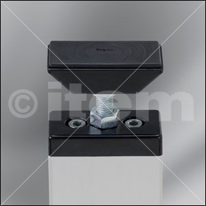 Gummieinsatz 80x40, schwarz