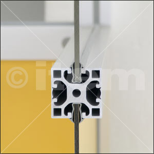 Double-Lip Seal 8 4-6mm, grey similar to RAL 7042