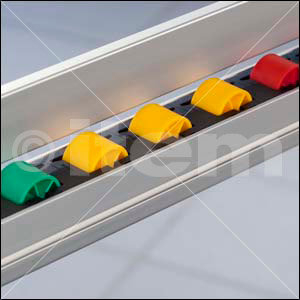 Castor Insert D30, red, similar to RAL 3001