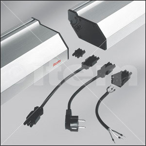 Extension Cable, Socket / Plug, black