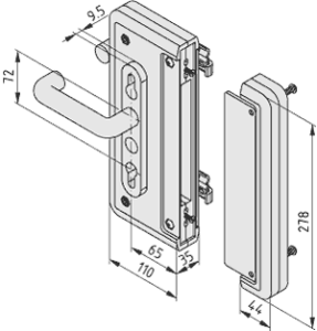 Dual-Rod Mesh Lock System