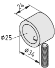 Shaft-Clamping Bush 8 D25