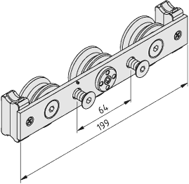 C-Schiene, Lagersatz 8 D14 3R