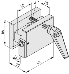 Combination Drilling Jig for Shaft D25