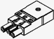 Socket, Spring-Force Connected, black