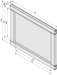 Vorlagenhalter 8 Rahmen A3