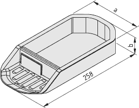 Parts Container 160x80 antistatic, black