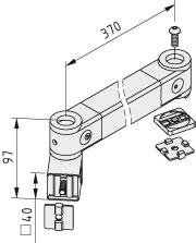Schwenkarm 8 370 leicht