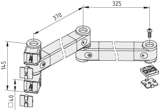 Double Pivot Arm 8 695