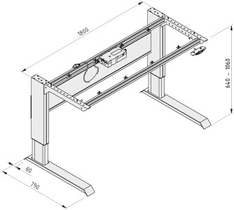 Table Frame E 1800