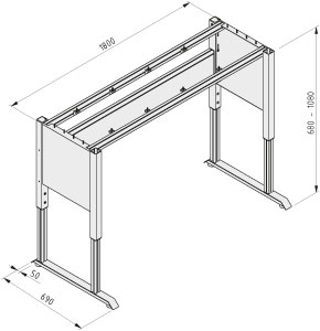 Table Frame F 1800