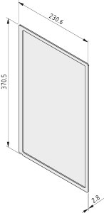 Display Panel PP, black