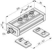 Compressed Air Manifold Without Quick-Action Couplings