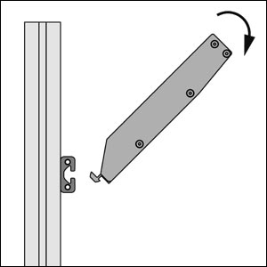 Shelf Cap Set 8 320 with Raised Edge