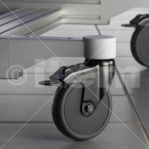 Castor Support 8 80x40
