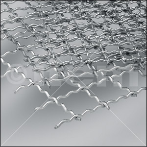 Wellengitter St 4mm 30x30, verzinkt