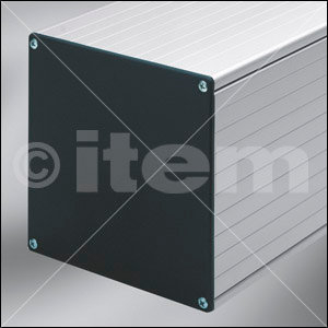 Conduit Cap 120x120, black