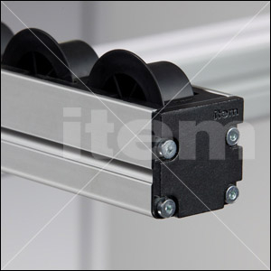 Castor Rail 8 Cap 80x40