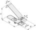 Rollenschiene 8 40x40 Vereinzeler, links