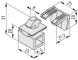 Clamp-Multiblock 8 PA, grey