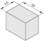 Lifting-Door Counterweight 60x40 St