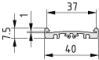 Label Profile 8 40, natural