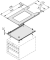 Drawer Unit, Mounting Frame, grey similar to RAL 7042
