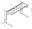 Table Frame E 1800