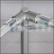 Table-Top Fastening Bracket D30, bright zinc-plated
